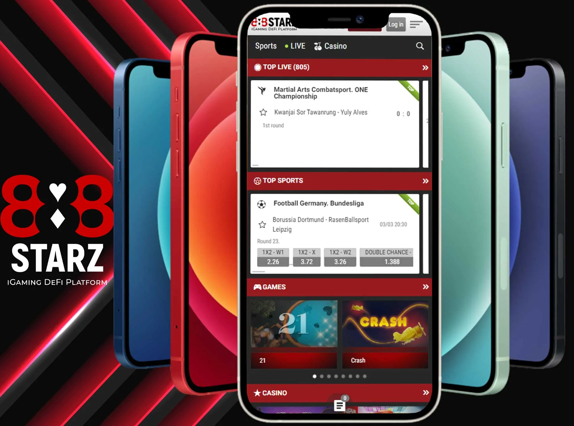 Appareils compatibles avec 888starz